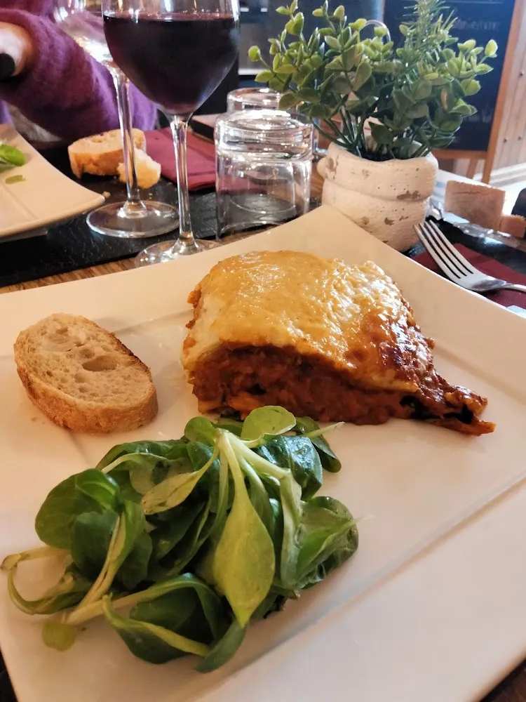 Lasagnes Gratinées Et Mâche